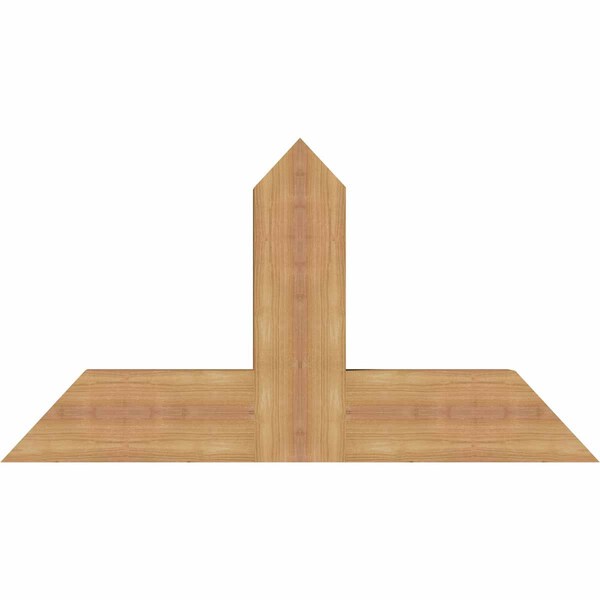 Ekena Millwork Portland Timber Gable Bracket, Western Red Cedar, 36"W x 19"H x 3 1/2"D x 5 1/2"F, 13/12 Pitch GBW036X19X0406POR00SWR - main